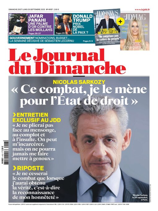 Title details for Le Journal du dimanche by Lagardere Media News - Available